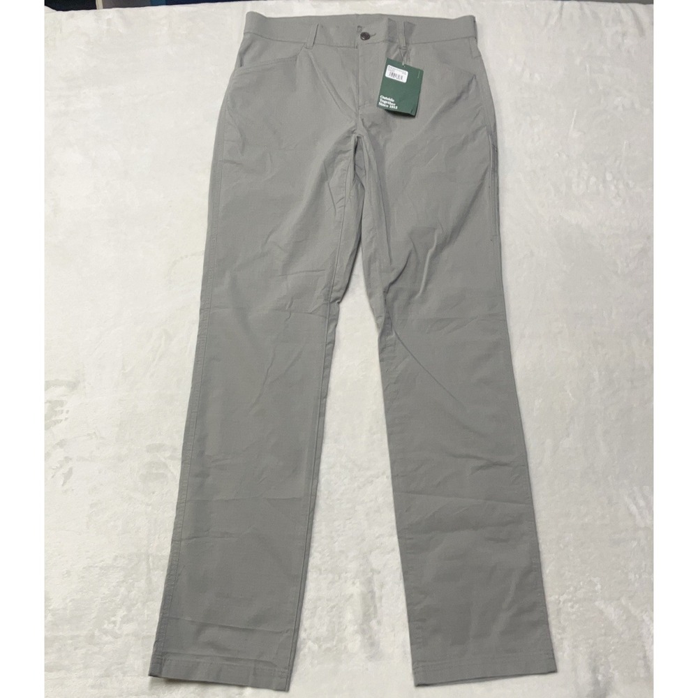 NWT LL Bean Mountainside Ripstop 5-Pocket Pants Men 32x34 Fits 34x34 Gray 527384